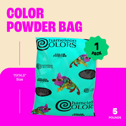 Chameleon Colors Color Powder, Aqua Color Powder, 5 Pounds