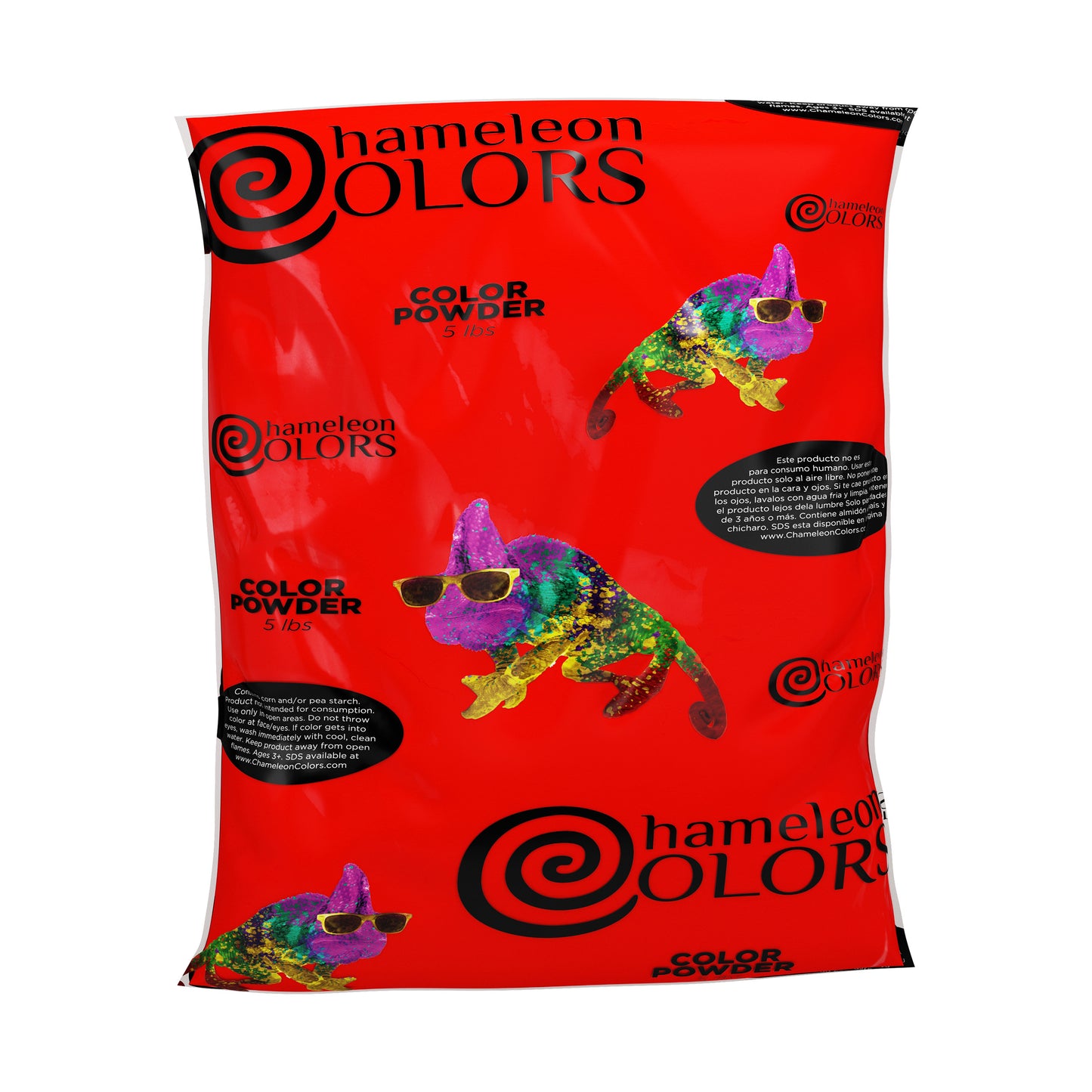 Chameleon Colors Color Powder, Red Color Powder, 5 Pounds