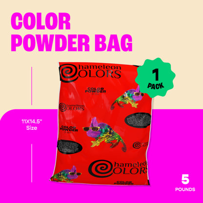 Chameleon Colors Color Powder, Red Color Powder, 5 Pounds