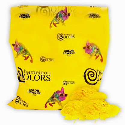 Chameleon Colors Color Powder, Yellow Color Powder, 5 Pounds