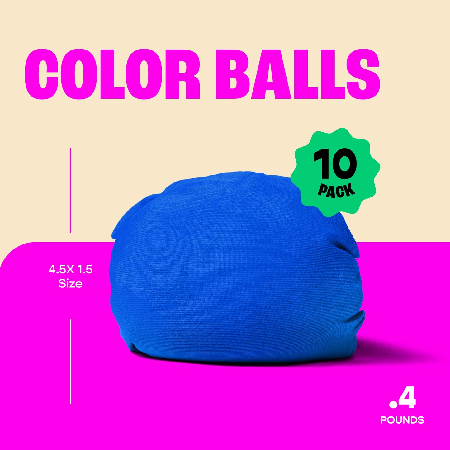 Chameleon Colors - Color Balls - Multicolored Pre-filled and Refillable - Pack of 10