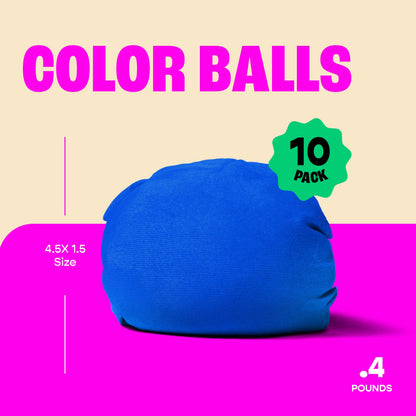 Chameleon Colors - Color Balls - Multicolored Pre-filled and Refillable - Pack of 10