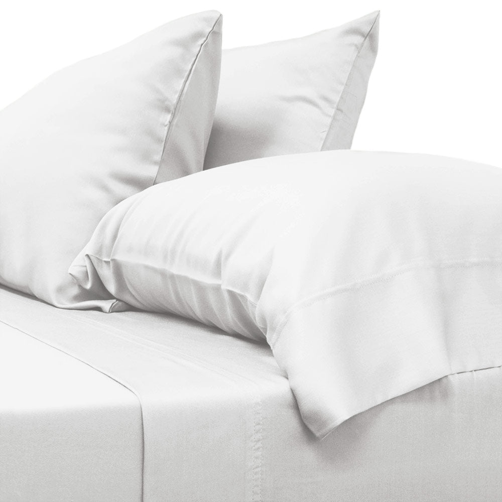 Cariloha Classic Bamboo-Viscose 4-Piece Bed Sheet Set - Cooling and Comfortable for Rest and Relaxation - Flat and Fitted Sheet and Two Pillowcases - Queen - Sage