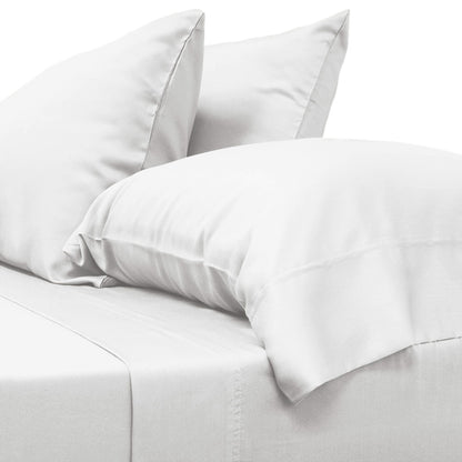 Cariloha Classic Bamboo-Viscose 4-Piece Bed Sheet Set - Cooling and Comfortable for Rest and Relaxation - Flat and Fitted Sheet and Two Pillowcases - Queen - Sage