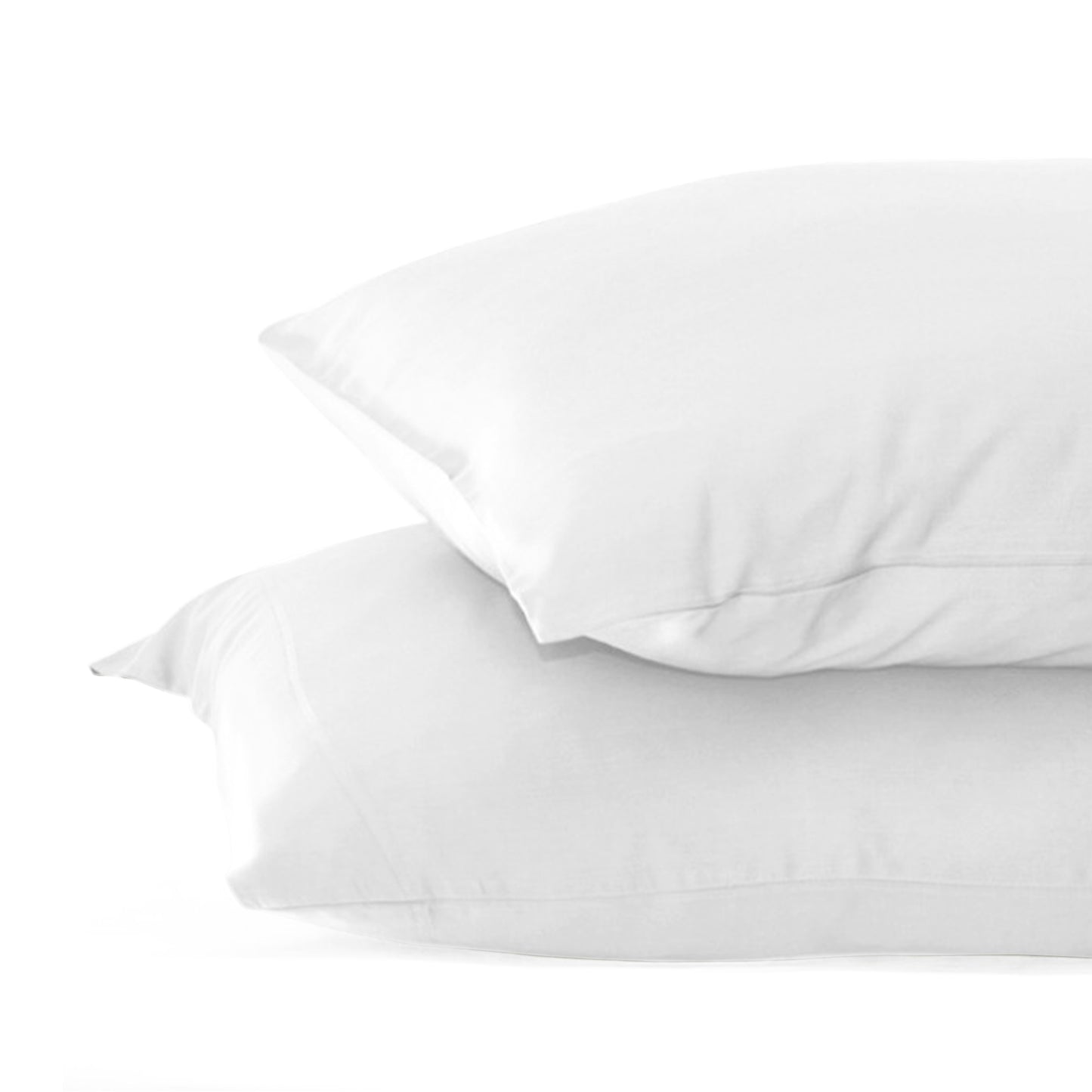 Cariloha Resort Bamboo Pillowcase Set - Breathable Fabric, Moisture-Wicking and Irresistibly Soft - King - White - Set of 2