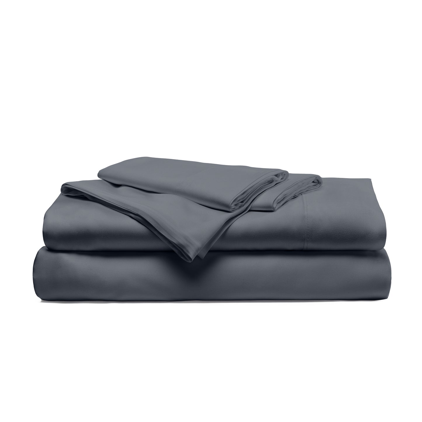 Cariloha Resort Bamboo 4-Piece Bed Sheet Set - Cooling, Odor-Resistant, Eco-Friendly, Hypoallergenic, Soft and Durable - Flat and Fitted Sheets and Two Pillowcases - Queen - Blue Lagoon