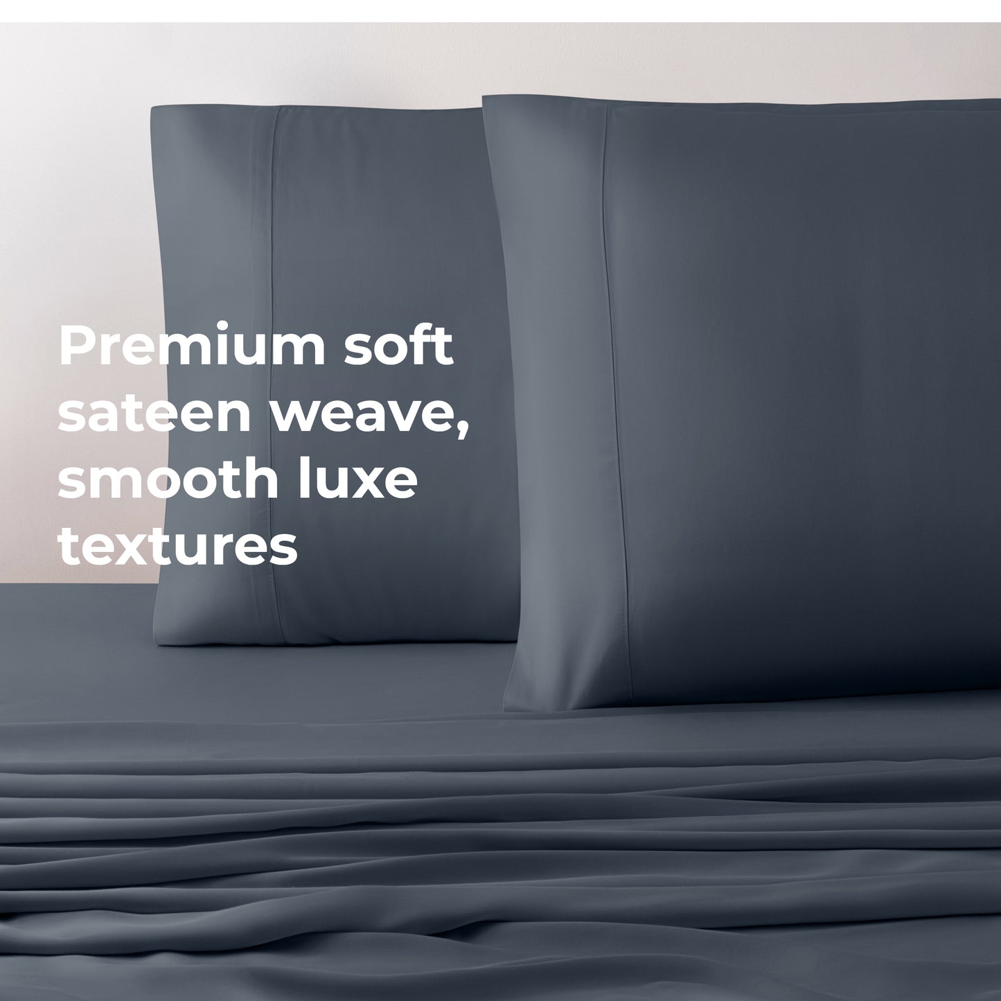 Cariloha Resort Bamboo 4-Piece Bed Sheet Set - Cooling, Odor-Resistant, Eco-Friendly, Hypoallergenic, Soft and Durable - Flat and Fitted Sheets and Two Pillowcases - Queen - Blue Lagoon