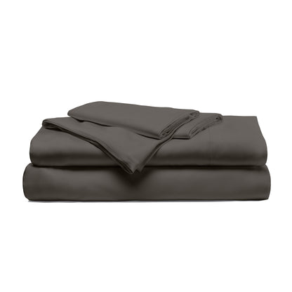 Cariloha Resort Bamboo 4-Piece Bed Sheet Set - Cooling, Odor-Resistant, Eco-Friendly, Hypoallergenic, Soft and Durable - Flat and Fitted Sheets and Two Pillowcases - California King - Onyx