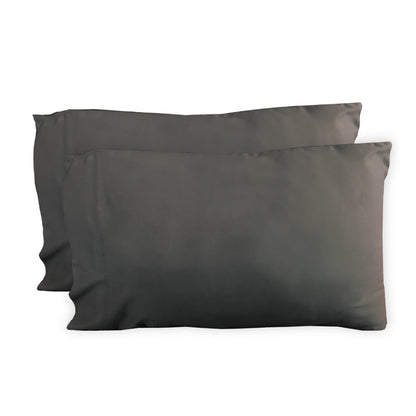 Cariloha Resort Bamboo Pillowcase Set - Breathable Fabric, Moisture-Wicking and Irresistibly Soft - King - Onyx - Set of 2