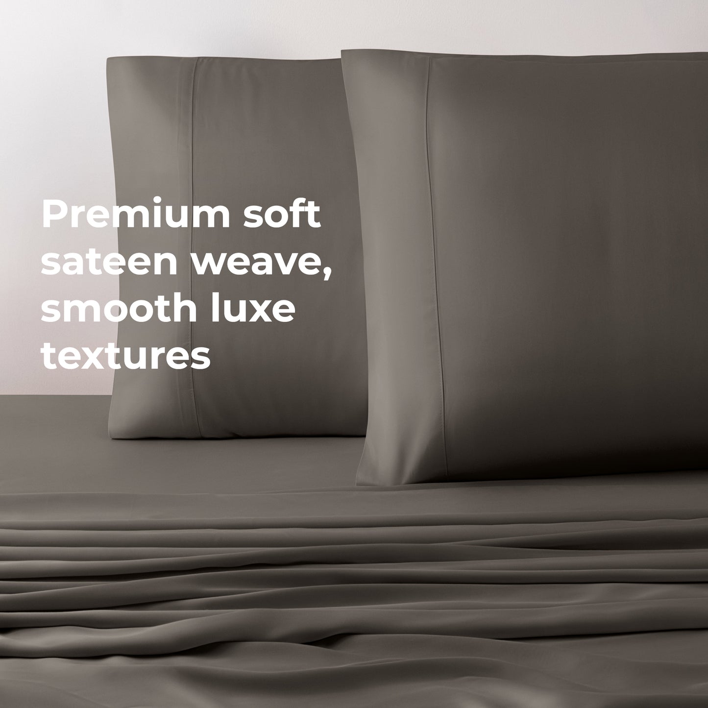 Cariloha Resort Bamboo Pillowcase Set - Breathable Fabric, Moisture-Wicking and Irresistibly Soft - King - Onyx - Set of 2