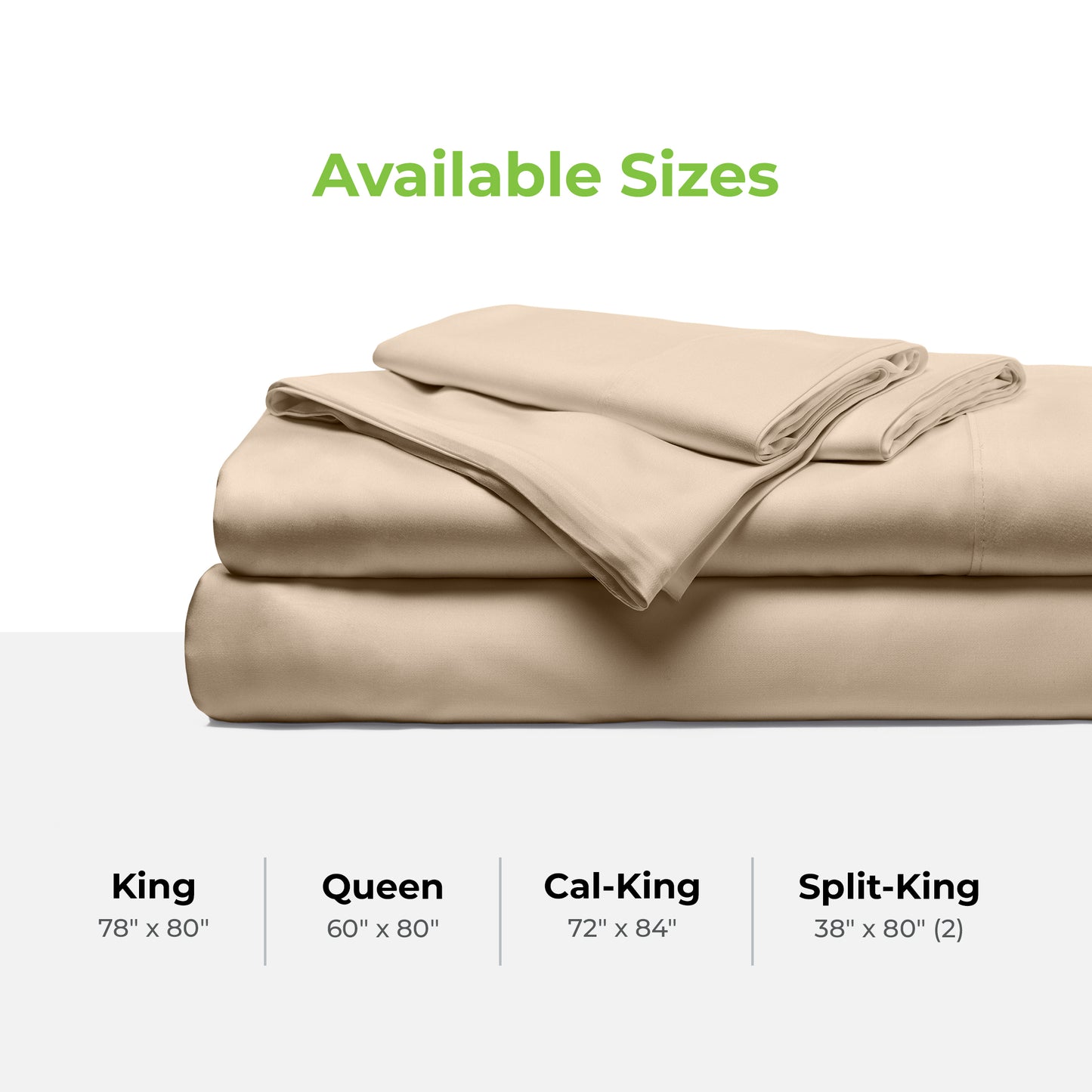 Cariloha Resort Bamboo 4-Piece Bed Sheet Set - Cooling, Odor-Resistant, Eco-Friendly, Hypoallergenic, Soft and Durable - Flat and Fitted Sheets and Two Pillowcases - Queen - Stone