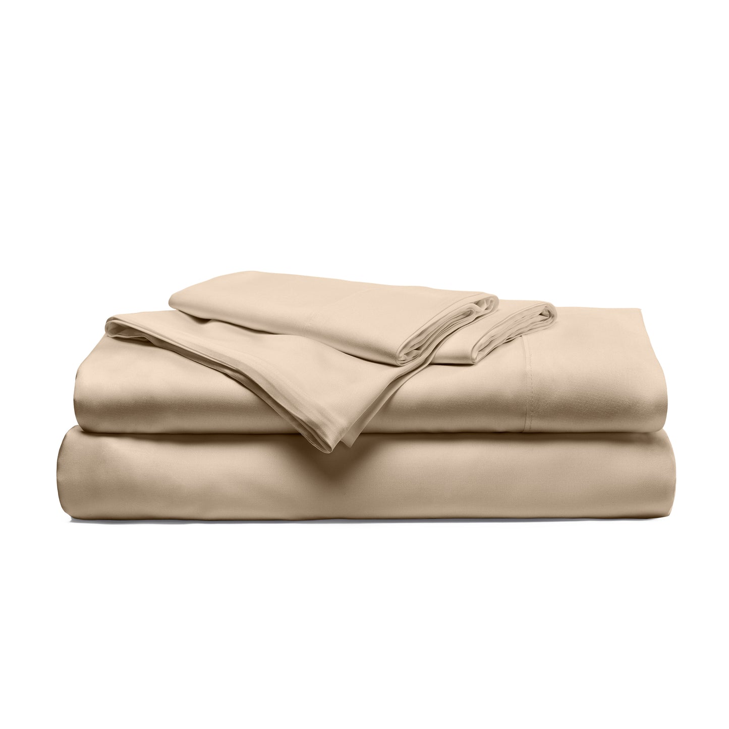 Cariloha Resort Bamboo 4-Piece Bed Sheet Set - Cooling, Odor-Resistant, Eco-Friendly, Hypoallergenic, Soft and Durable - Flat and Fitted Sheets and Two Pillowcases - King - Stone