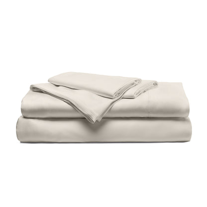 Cariloha Resort Bamboo 4-Piece Bed Sheet Set - Cooling, Odor-Resistant, Eco-Friendly, Hypoallergenic, Soft and Durable - Flat and Fitted Sheets and Two Pillowcases - Queen - Harbor Gray