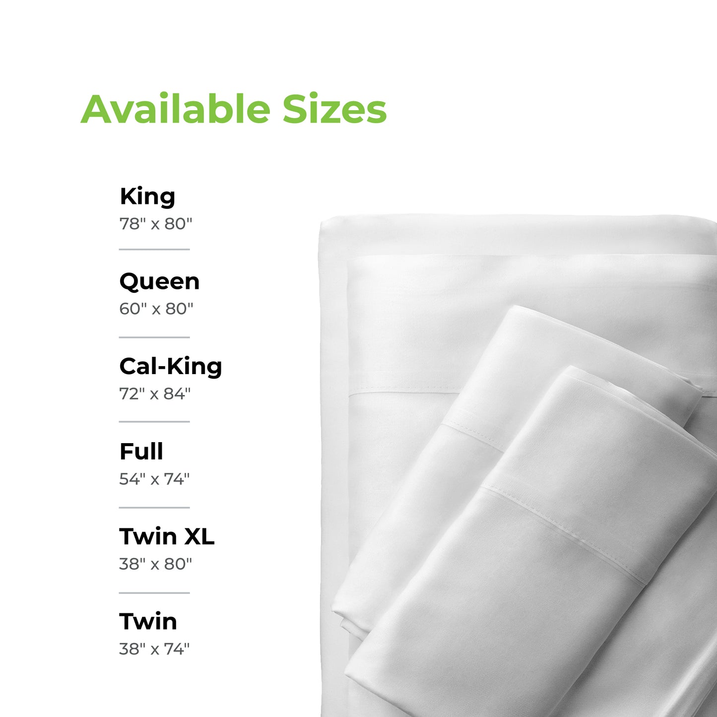 Cariloha Classic Bamboo 4-Piece Bed Sheet Set - Cooling and Comfortable for Rest and Relaxation - Flat and Fitted Sheet and Two Pillowcases - Twin - White