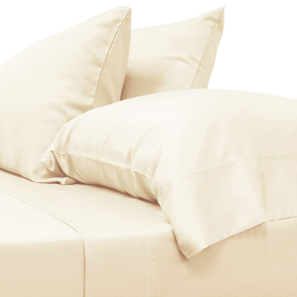 Cariloha Classic Bamboo-Viscose 4-Piece Bed Sheet Set - Cooling and Comfortable for Rest and Relaxation - Flat and Fitted Sheet and Two Pillowcases - King - Sage