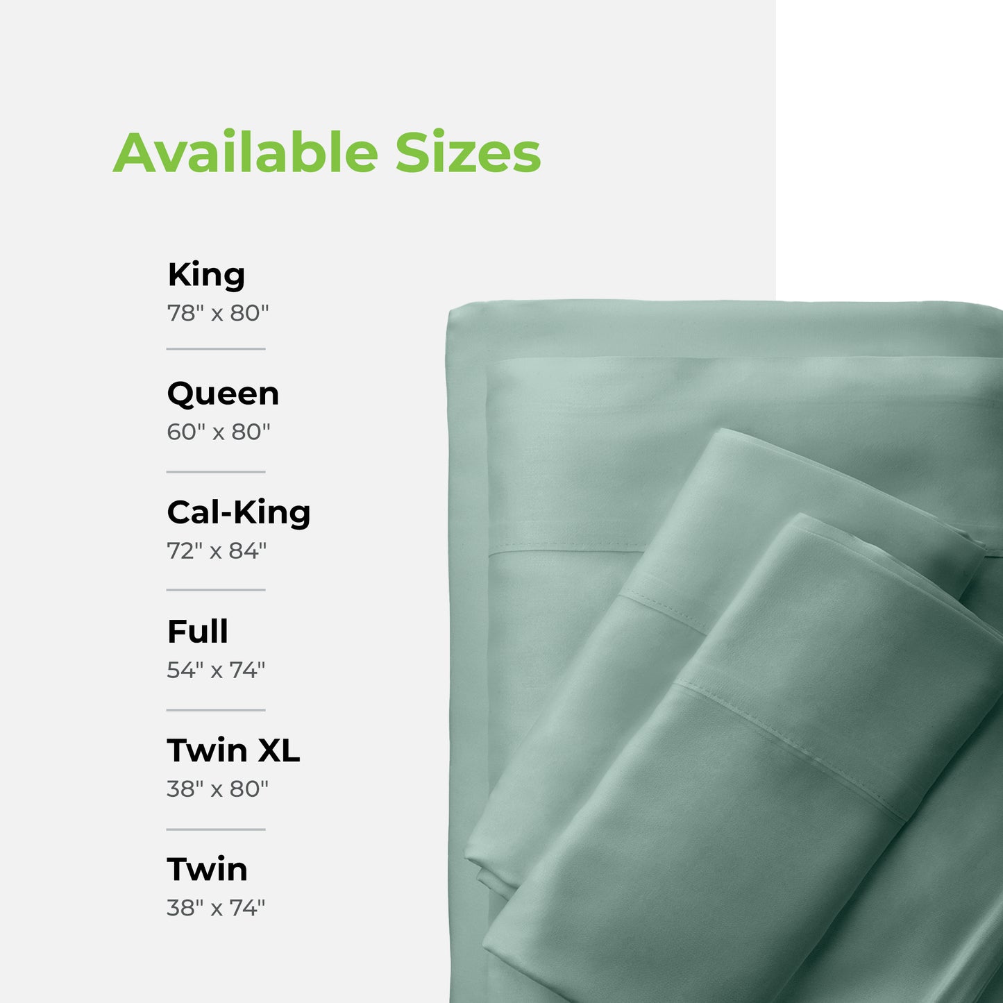 Cariloha Classic Bamboo 4-Piece Bed Sheet Set - Cooling and Comfortable for Rest and Relaxation - Flat and Fitted Sheet and Two Pillowcases - Twin - Tahitian Breeze