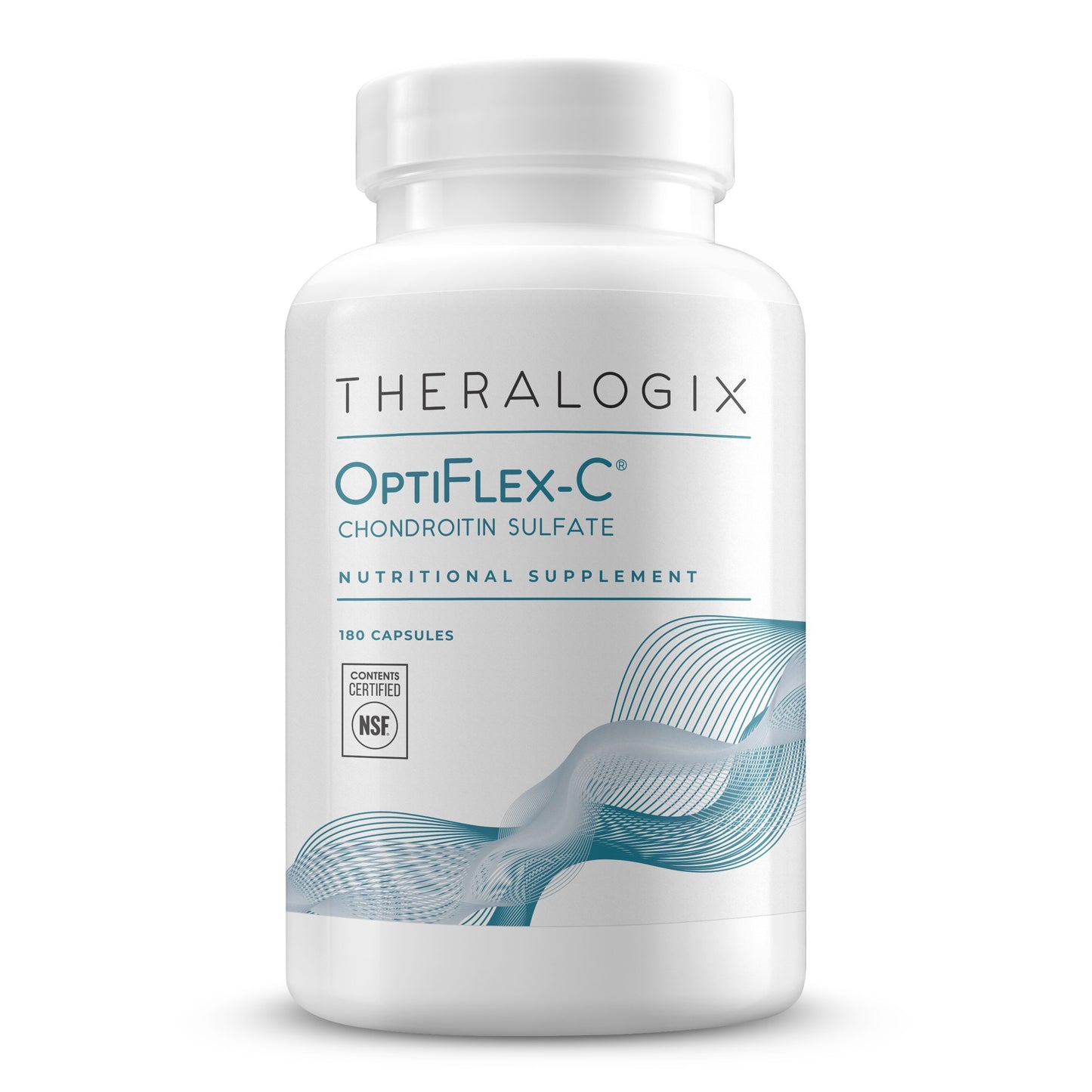 Theralogix OptiFlex-C Chondroitin Sulfate - 90-Day Supply - Chondroitin Capsules - Support Healthy Joint Function and Mobility - Joint Support Supplement for Women & Men - NSF Certified - 180 Capsules