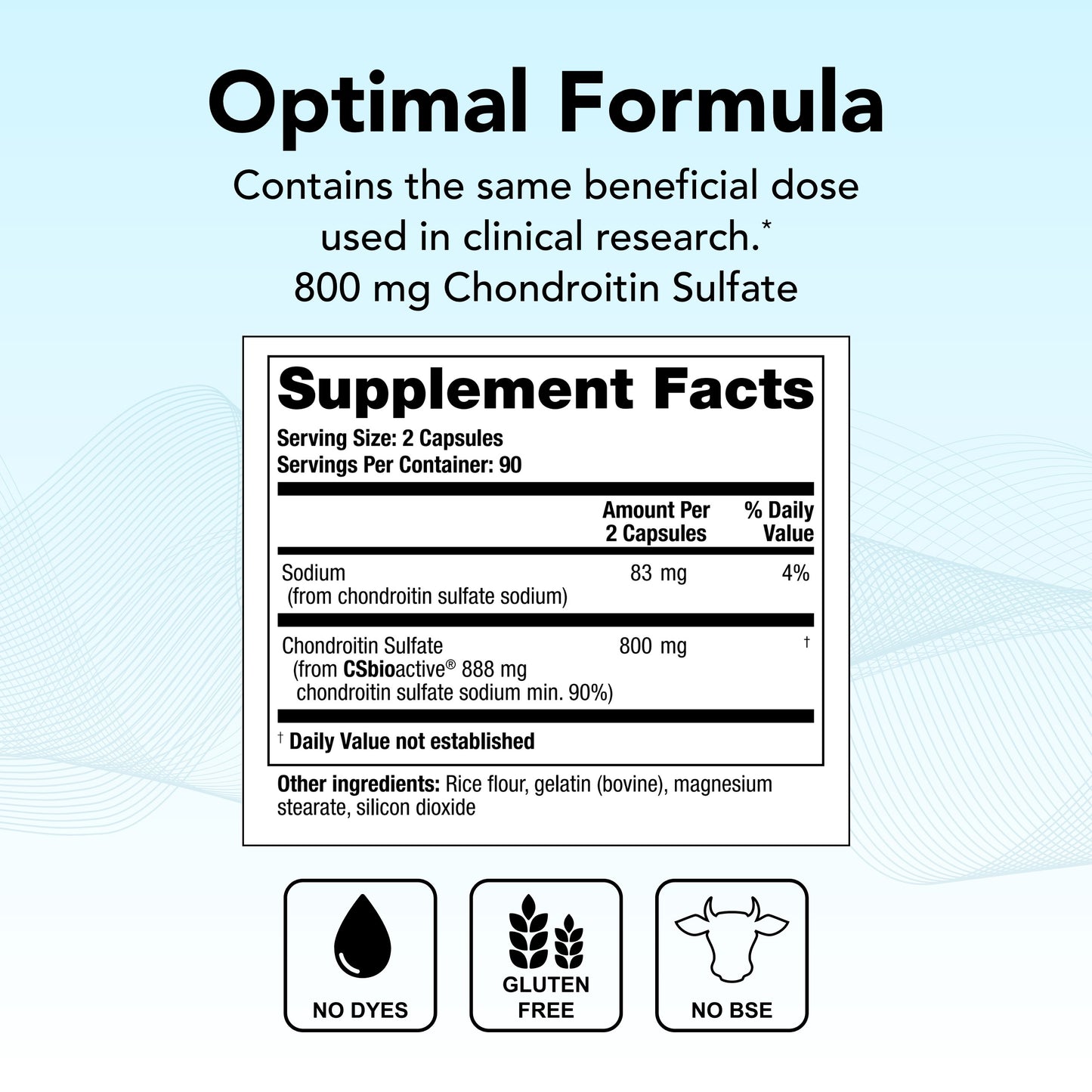 Theralogix OptiFlex-C Chondroitin Sulfate - 90-Day Supply - Chondroitin Capsules - Support Healthy Joint Function and Mobility - Joint Support Supplement for Women & Men - NSF Certified - 180 Capsules