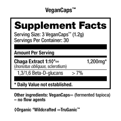 Integrity Extracts‚Ñ¢ Chaga ‚Äì 90 VeganCaps‚Ñ¢