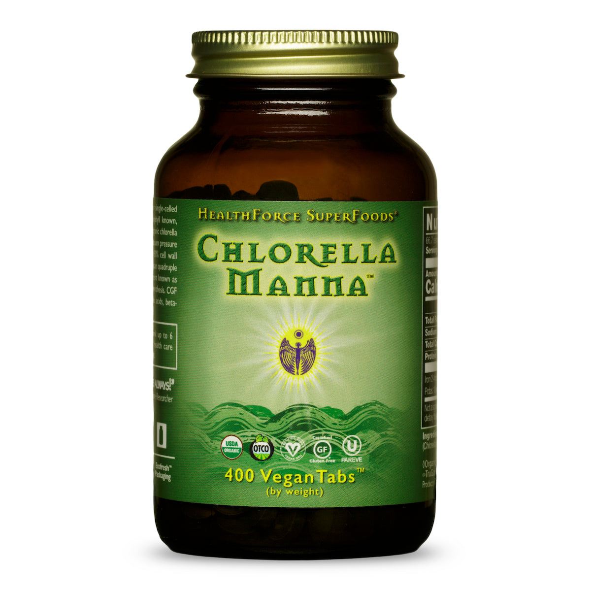 HealthForce SuperFoods Chlorella Manna - VeganTabs 400