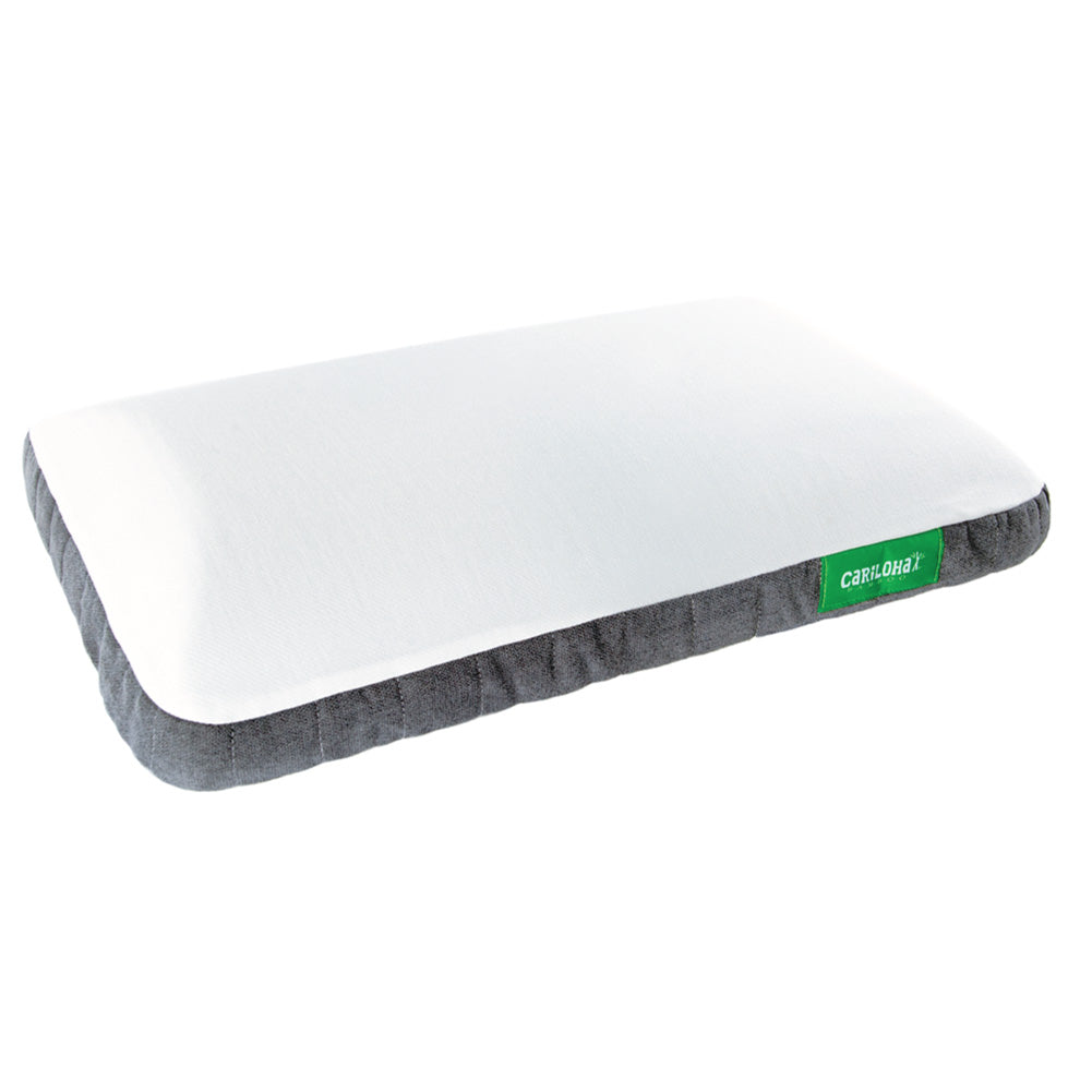Cariloha Gel Pillow - Memory Foam Pillow with Cooling Gel and Washable Bamboo-Viscose Cover - White - King