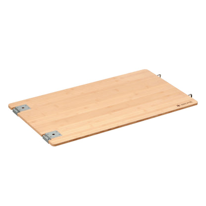 Snow Peak Renewed Bamboo Iron Grill Table - Table Extension for Camping Table - 12.5 Ibs