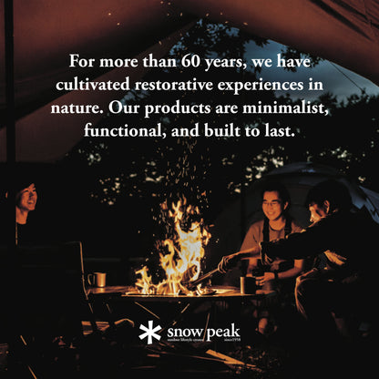 Snow Peak Renewed Iron Grill Table Bamboo Wide Insert - Outdoor Kitchen Camping - 3.5 lbs - 2 Units