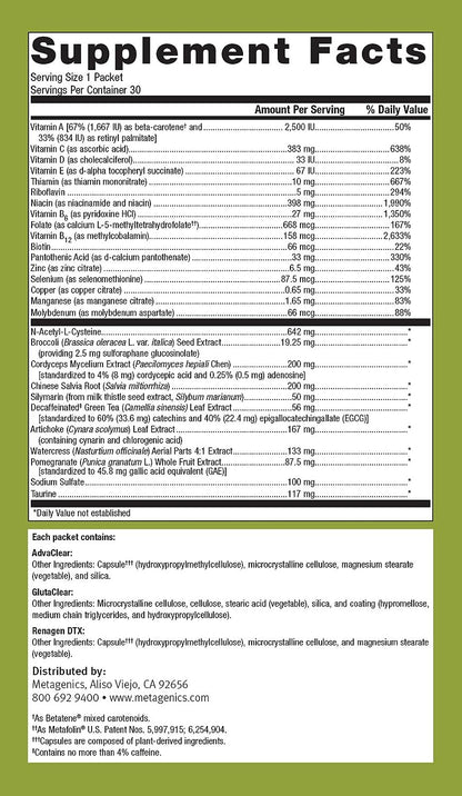 Metagenics Clear Change Daily Essentials (30 packets)