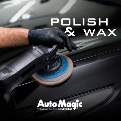 Auto Magic Perfect Clay Finish Clay Kit - 100 Gram Blue Clay Bar for Glass, Chrome, Fiberglass & More - 12 oz Bottle of Hydro Shine - Combo Pack