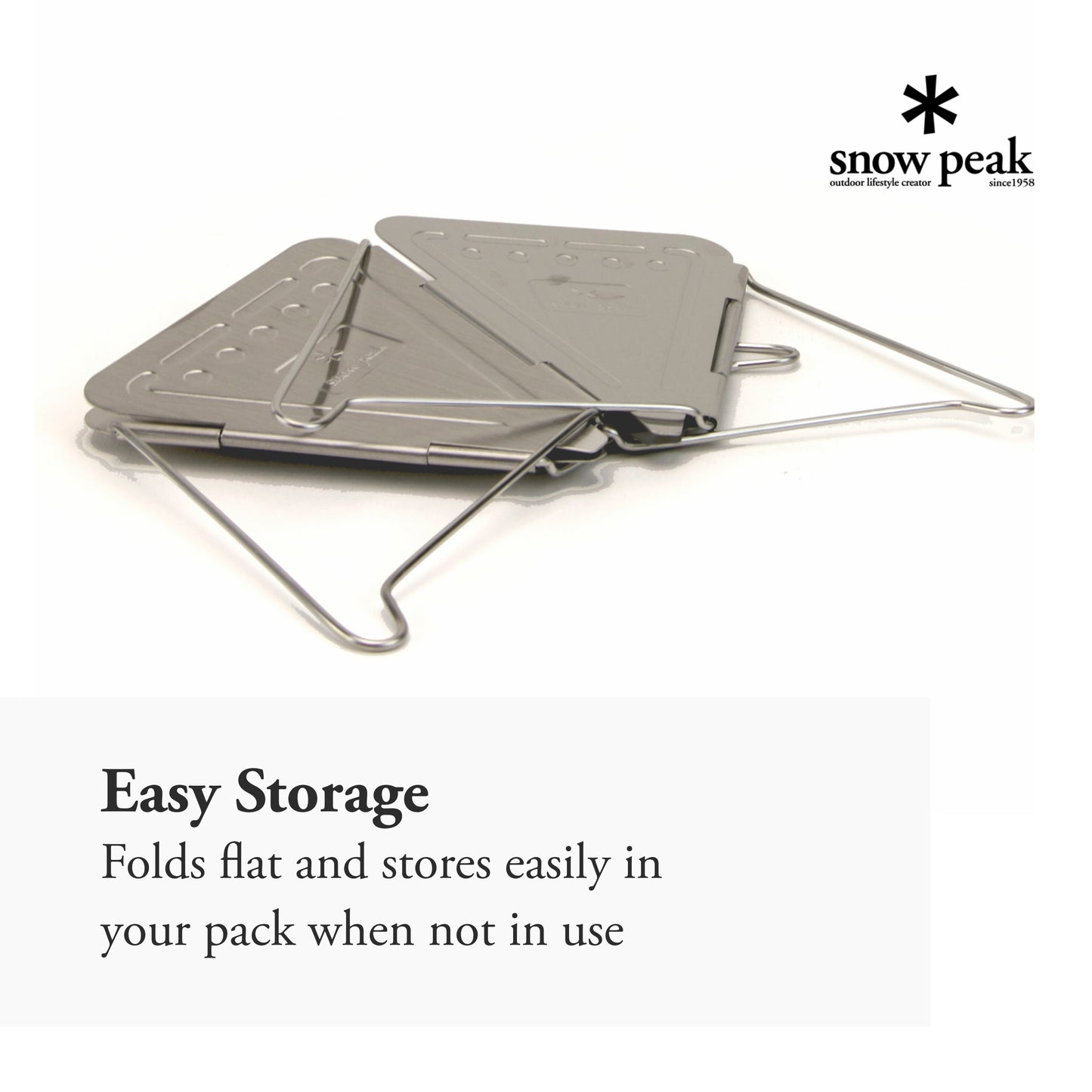 Snow Peak Collapsible Coffee Drip - Compact Camping & Backpacking Gear - Stainless Steel - 4.9 oz