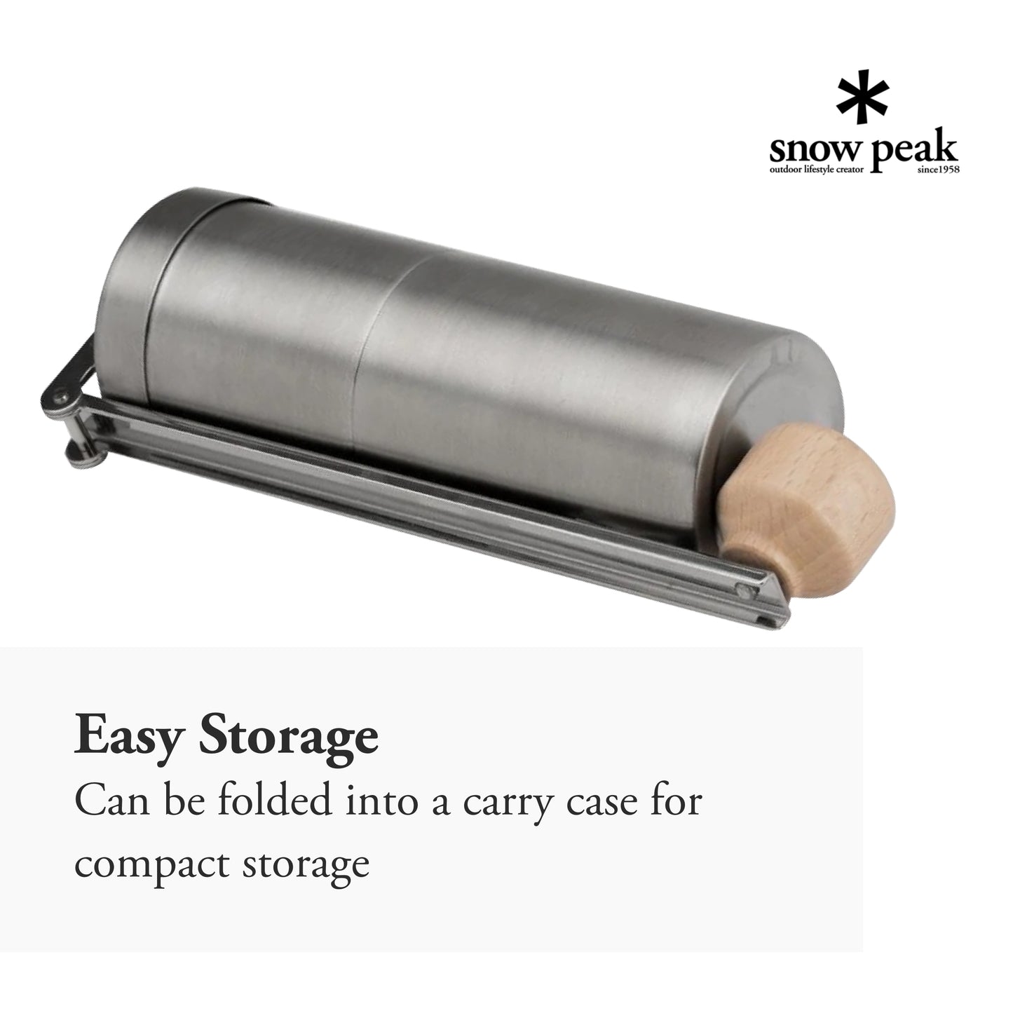 Snow Peak Field Barista Coffee Grinder - Modeled After Professional Barista Tools