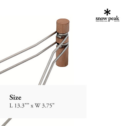 Snow Peak Micro Cast Iron Lifter - Perfect Tool for your Snow Peak Micro Cast Iron Dutch Oven