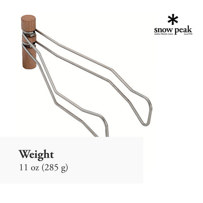 Snow Peak Micro Cast Iron Lifter - Perfect Tool for your Snow Peak Micro Cast Iron Dutch Oven