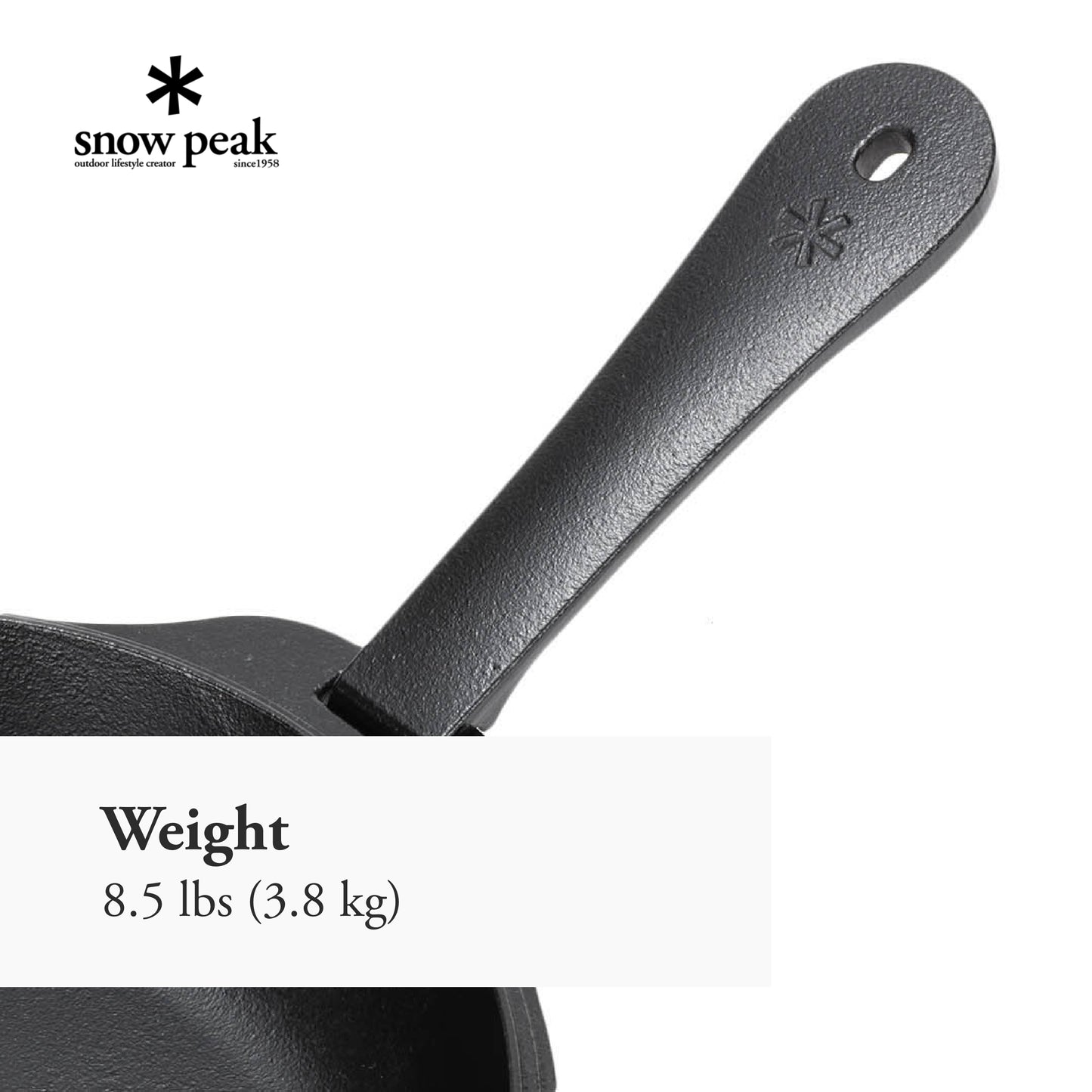 Snow Peak Cast Iron Duo - All-in-One Cook Set - Pot, Lid, Skillet, Plates, Handles, Storage Case