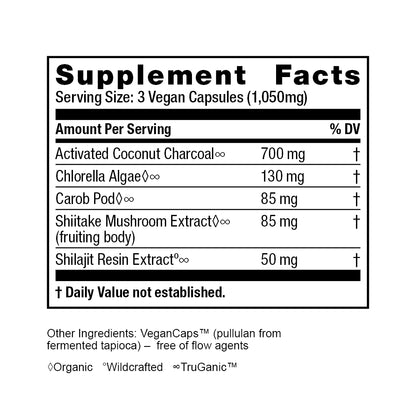 HealthForce SuperFoods Charcoal Supreme - 60 VeganCaps