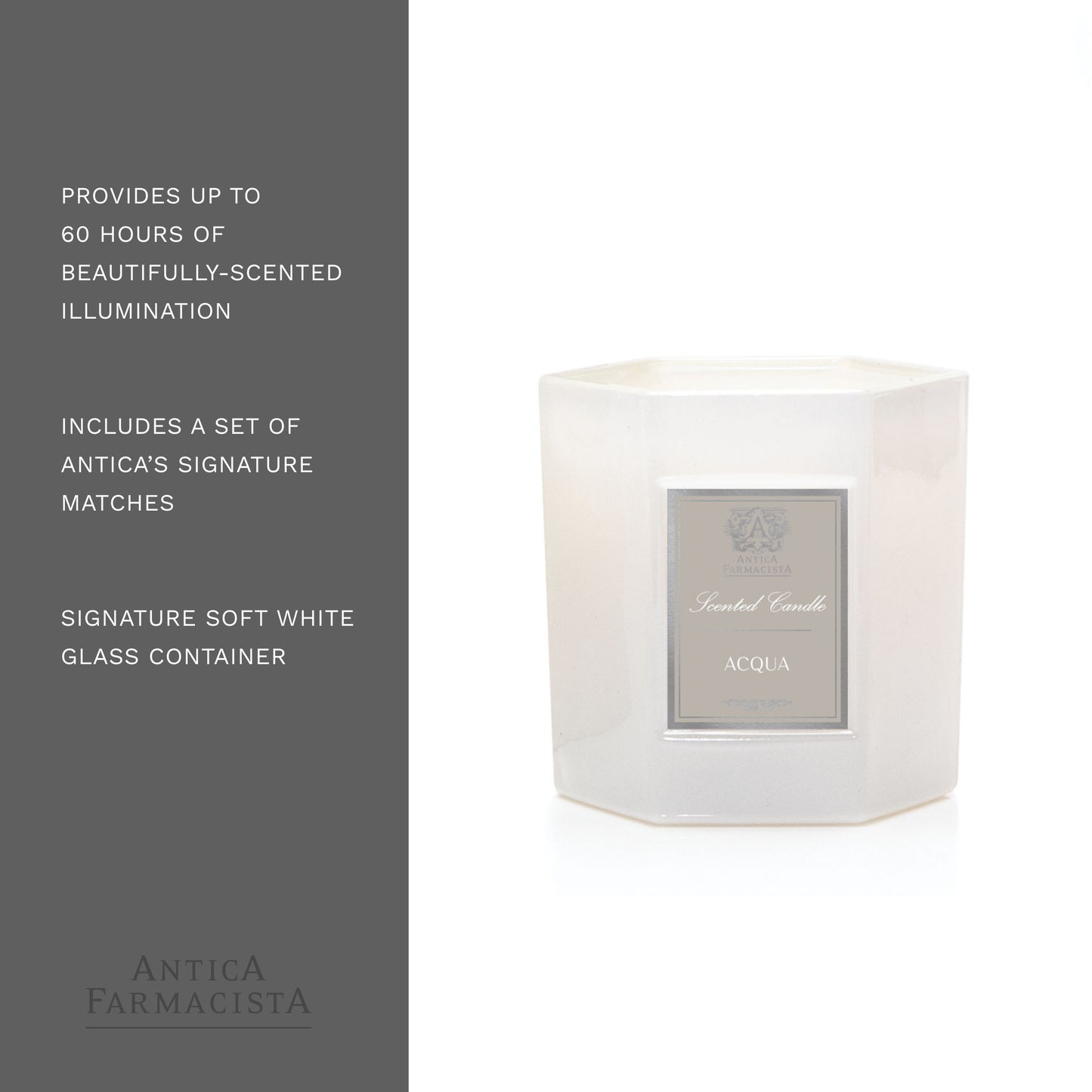 Antica Farmacista Scented Candles Acqua, 9 Ounce