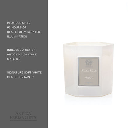 Antica Farmacista Scented Candles Acqua, 9 Ounce