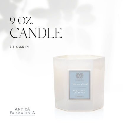Antica Farmacista Scented Candle, Bergamot & Ocean Aria, 9 Ounce