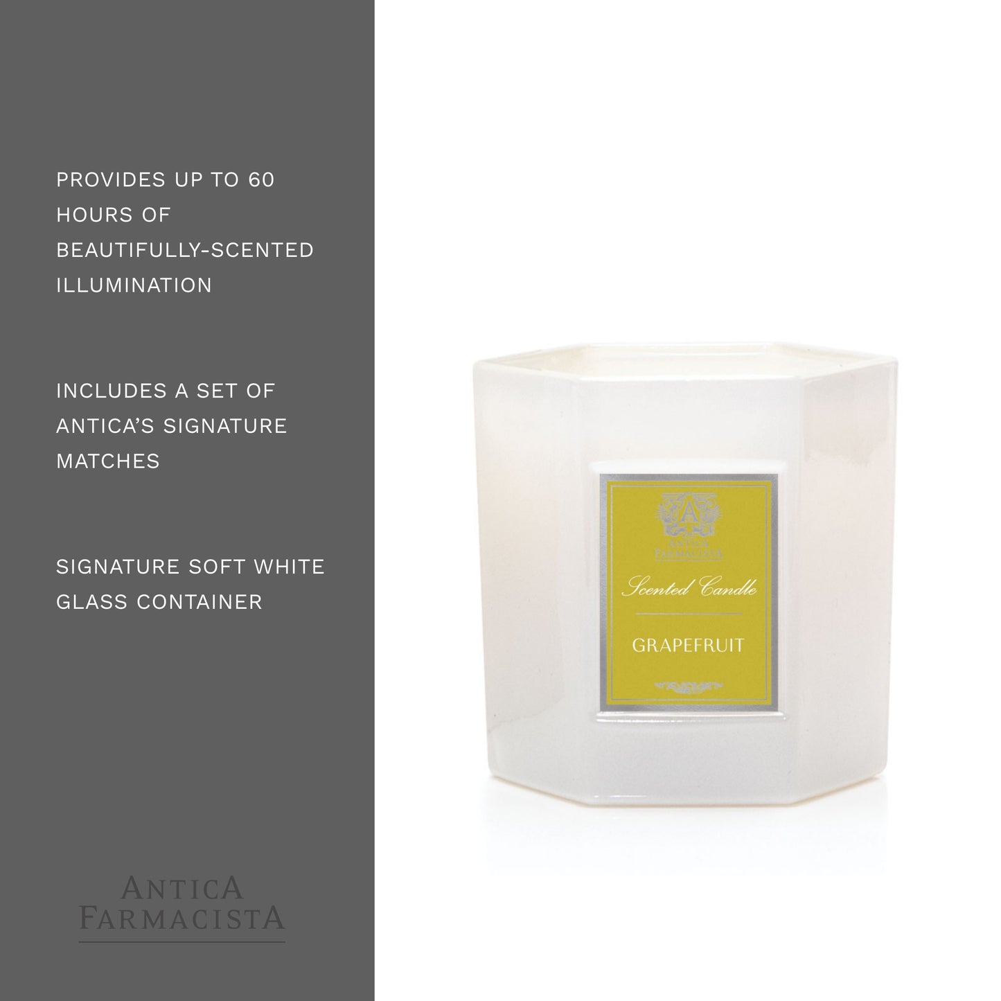 Antica Farmacista Scented Candle, Grapefruit, 9 Ounce