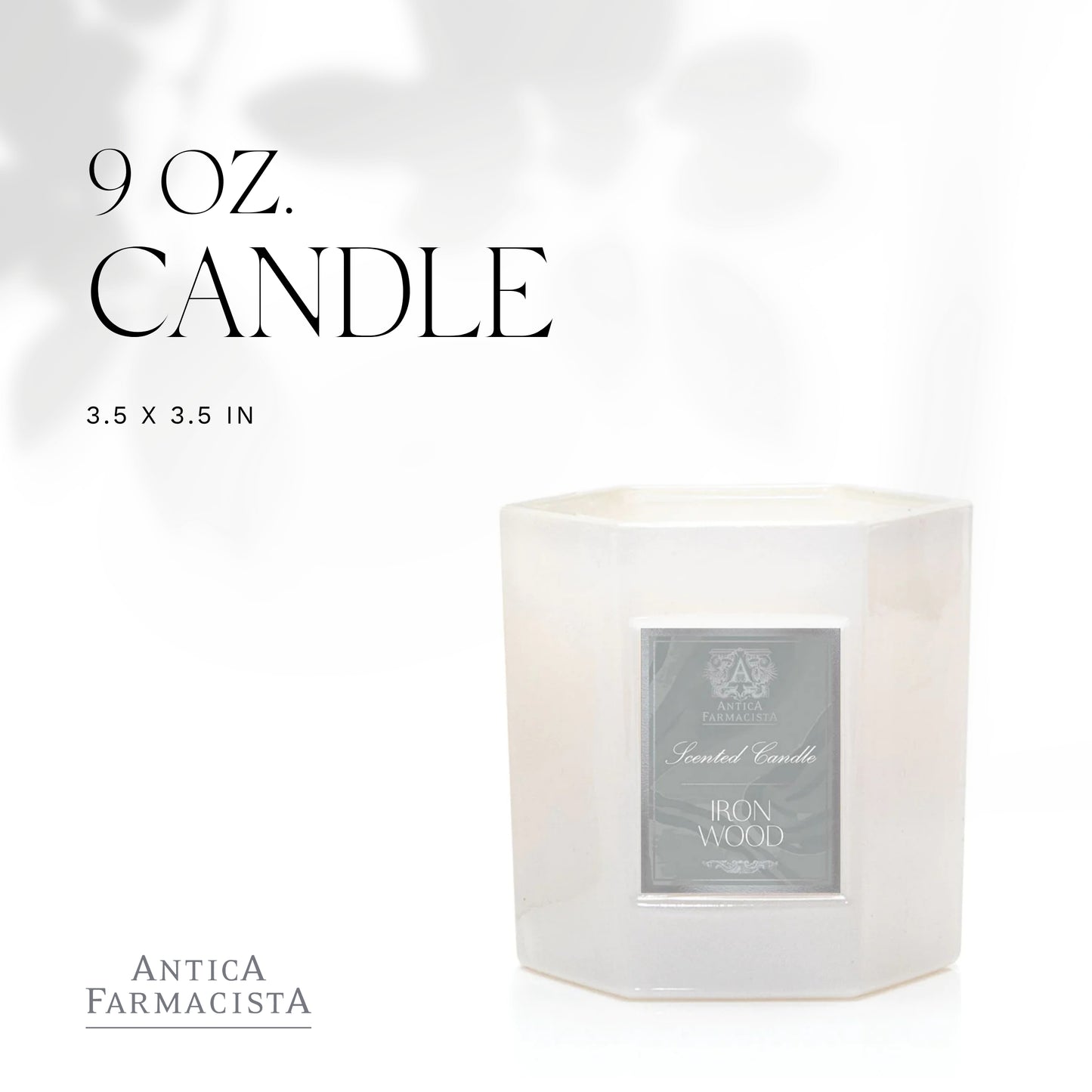 Antica Farmacista Scented Candle, Ironwood, 9 Ounce
