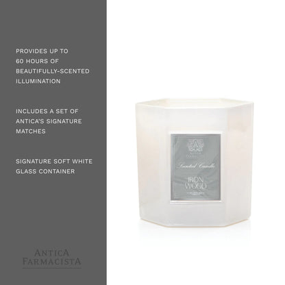 Antica Farmacista Scented Candle, Ironwood, 9 Ounce
