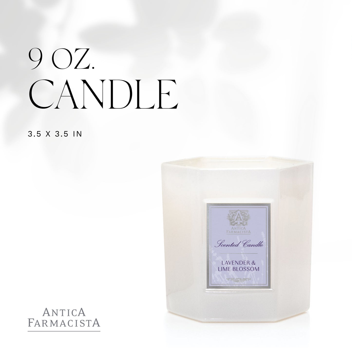 Antica Farmacista Scented Candle, Lavender & Lime Blossom, 9 Ounce