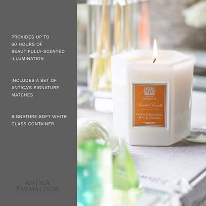 Antica Farmacista Scented Candle, Orange Blossom, 9 Ounce