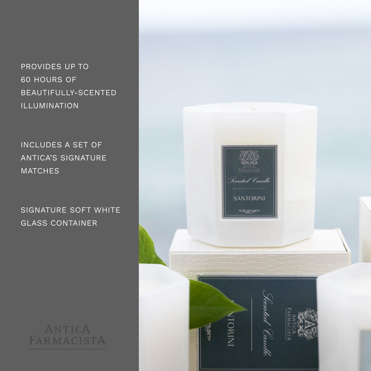 Antica Farmacista Scented Candle, Santorini, 9 Ounce