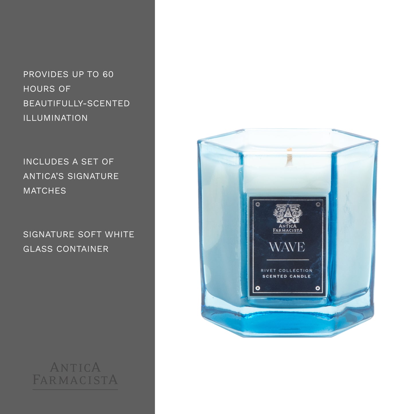 Antica Farmacista Scented Candle, Wave, 9 Ounce