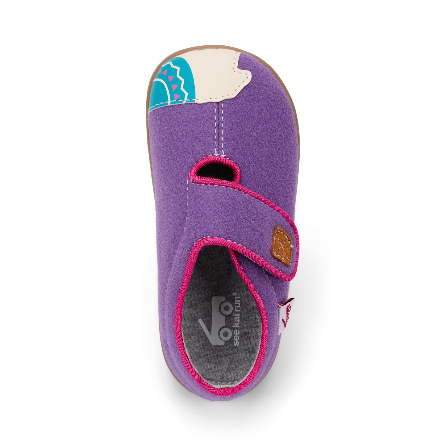 See Kai Run - Cruz II Slipper for Little Kids, Purple Llama, Toddler 5
