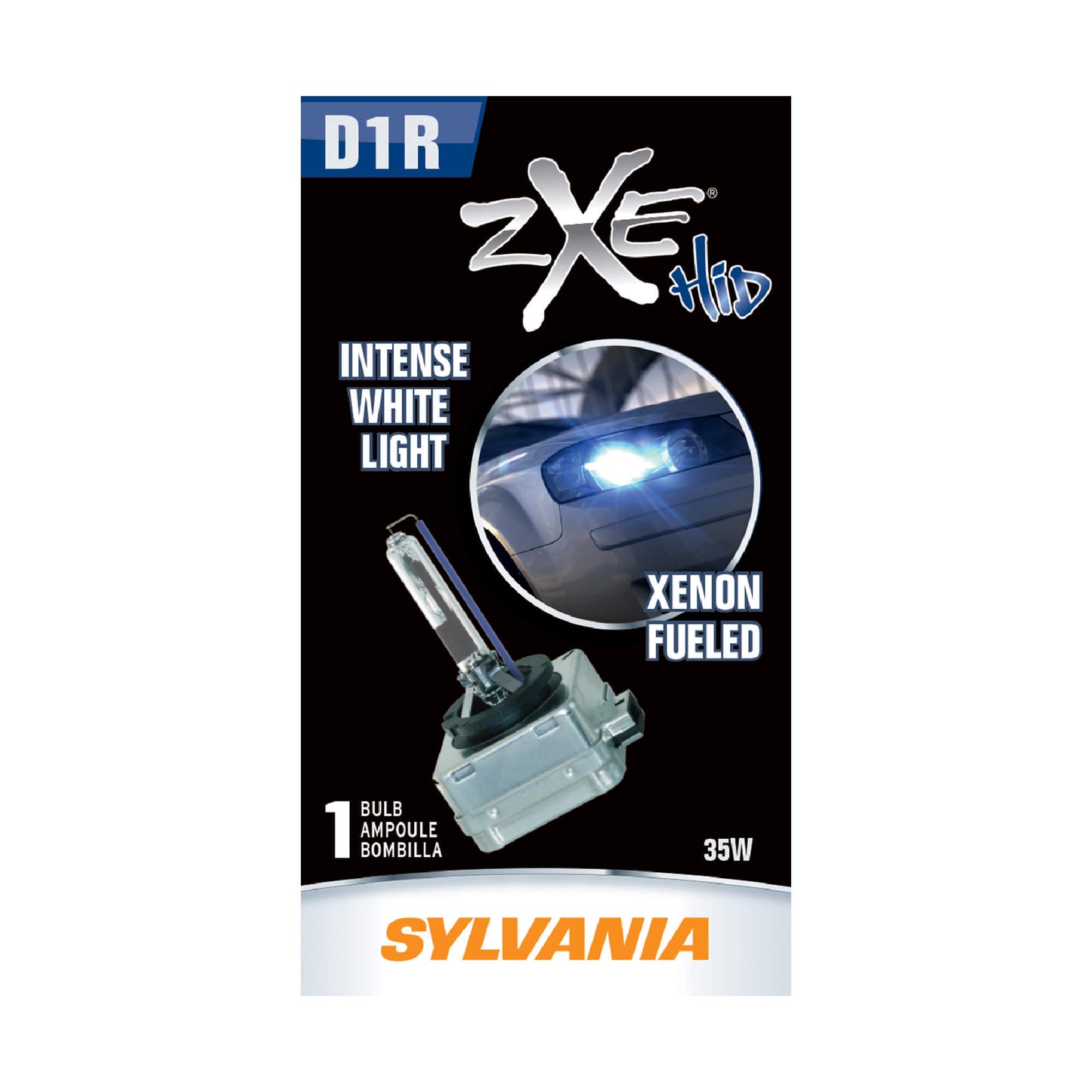 SYLVANIA D1R zXe High Intensity Discharge (HID) Headlight Bulb (Contains 1 Bulb) (D1RSZ.BX)