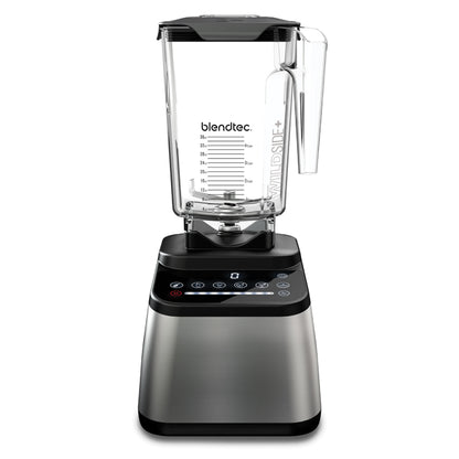 Blendtec - Original Designer Blender - WildSide+ Jar (90 oz) - Professional-Grade Power - Self-Cleaning - 6 Pre-programmed Cycles - 8-Speeds - Sleek and Slim, Stainless Steel