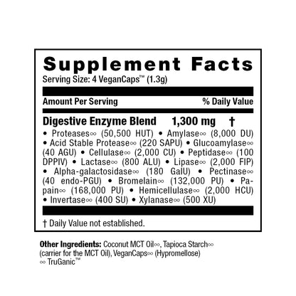 HealthForce SuperFoods Digestion Enhancement Enzymes - 360 VeganCaps