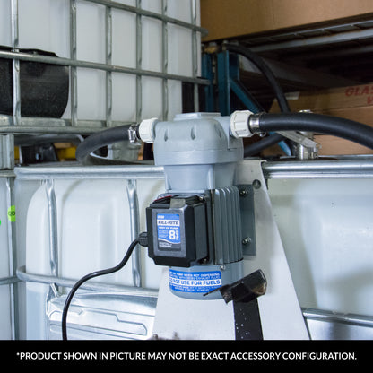 Fill-Rite DF120CAN520 120V 8 GPM Diesel Exhaust Fluid (DEF) Transfer Pump w/Tote Mount Package & Automatic Nozzle